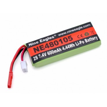 BATERIA LIPO BATTERY 2S 7,4V 600MHA 319 SOLO PRO 319A NINE EAGLES NE480105 